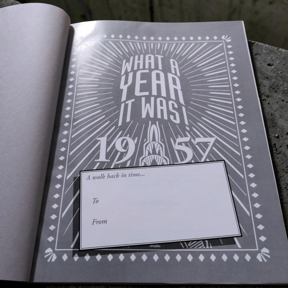 What A‎ Year It Was 1957 Hardcover Book Published 2007 Flickback Media History